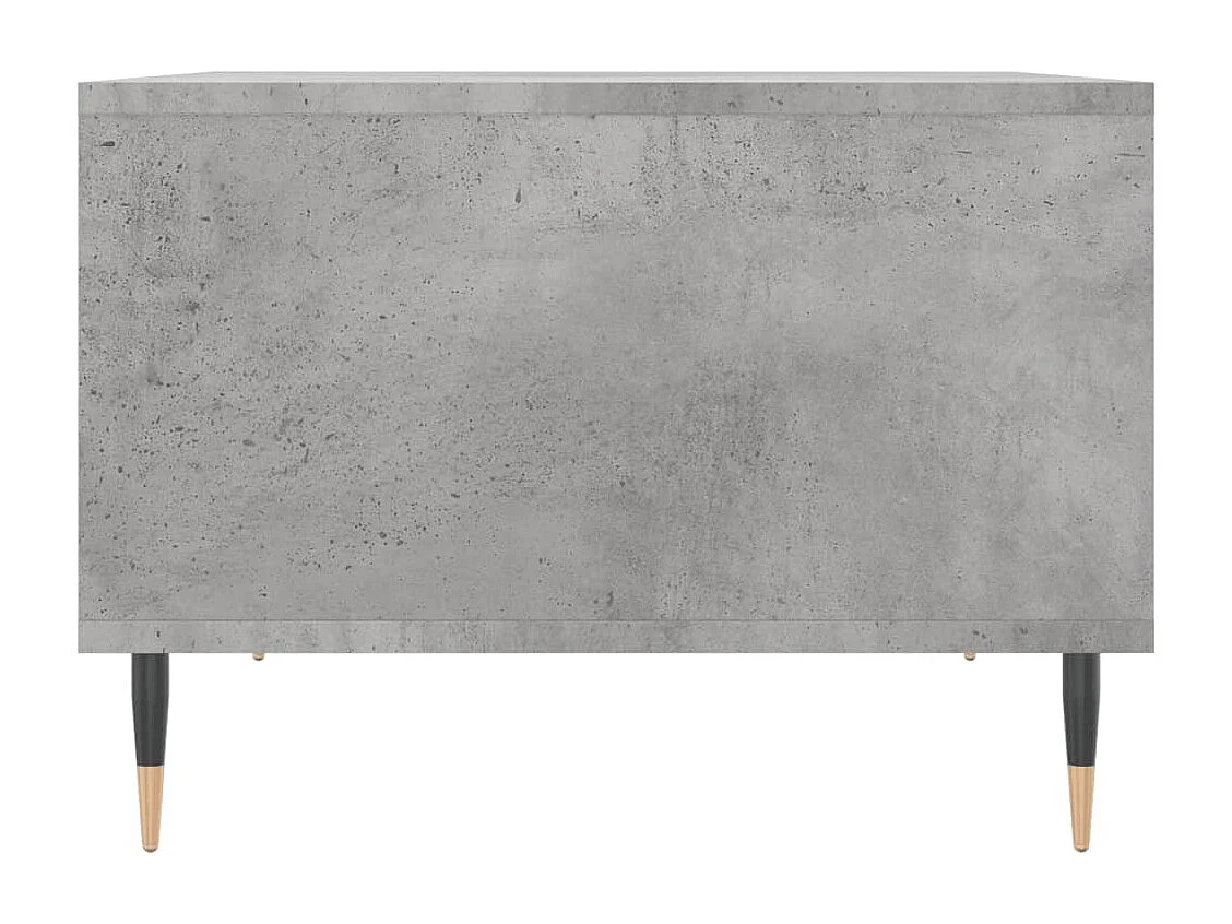 Table basse salon-Table d'appoint Gris béton 60x50x36,5 cm Bois d'ingénierie SHL46440