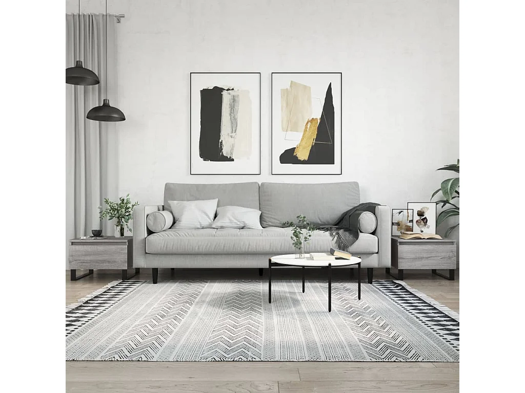 Mesa de centro | Mesa auxiliar madera maciza de pino marrón miel 100x50x35 cm SHL343545