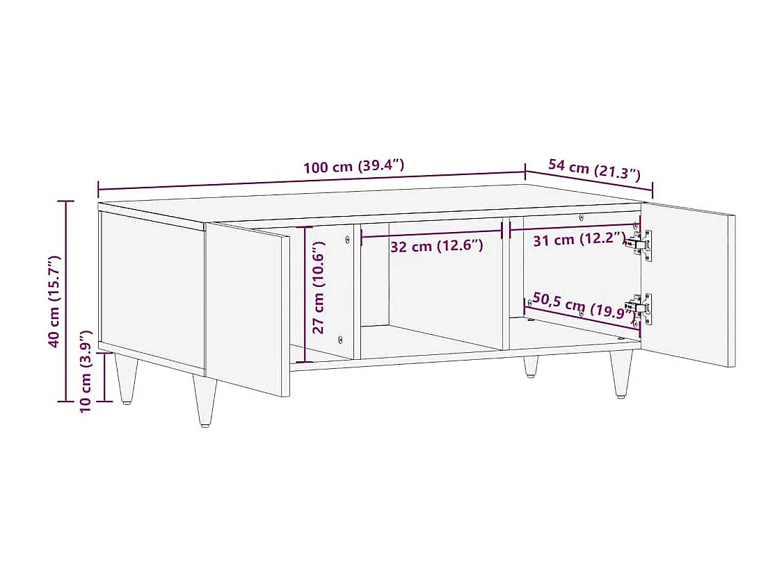 Mesas de centro apilables | Mesitas auxiliares 5 pzas madera ingeniería roble humo SHL3874