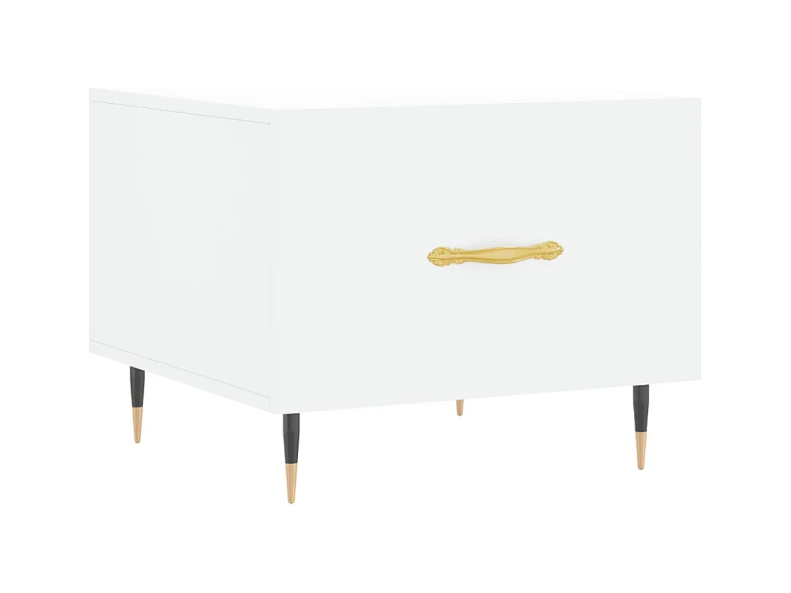 Mesa de centro | Mesa auxiliar madera de ingeniería roble ahumado 80x50x50 cm SHL3724