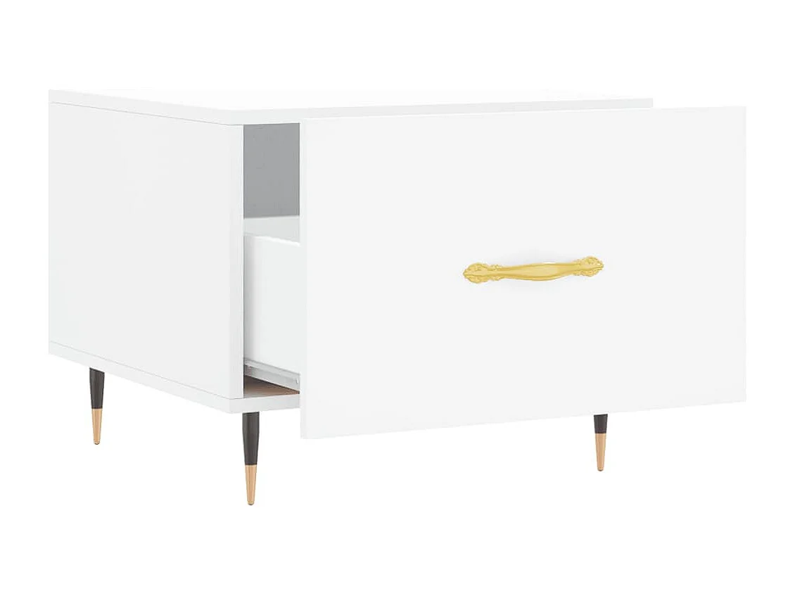 Mesa de centro | Mesa auxiliar madera de ingeniería roble ahumado 80x50x50 cm SHL3724