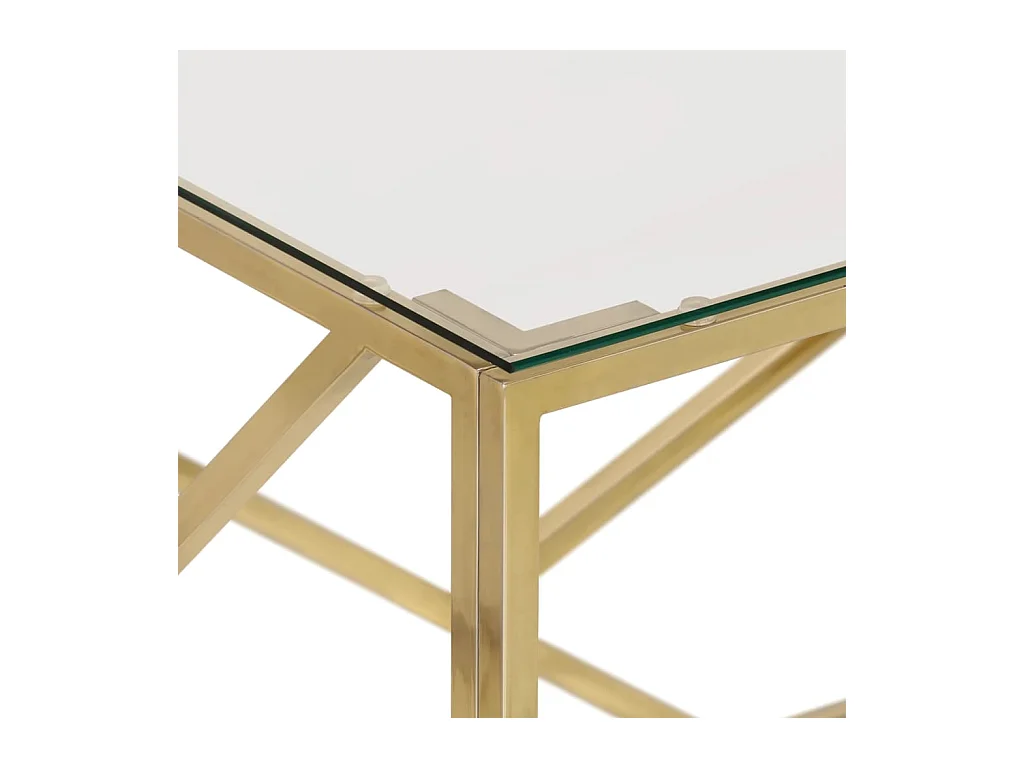 Mesa de centro | Mesa auxiliar acero verde oliva 68x50x43,5 cm SHL3076