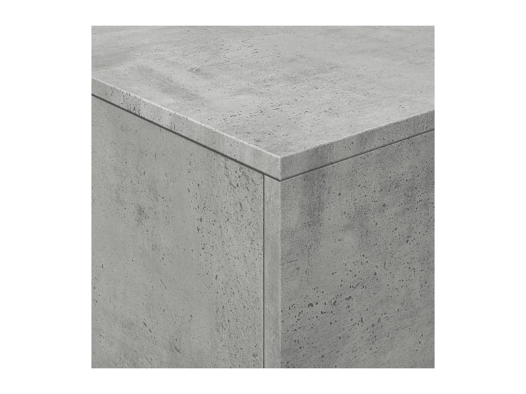 Mesa de centro-Mesa auxiliar de madera maciza de pino gris 35x35x30 cm SHL10612