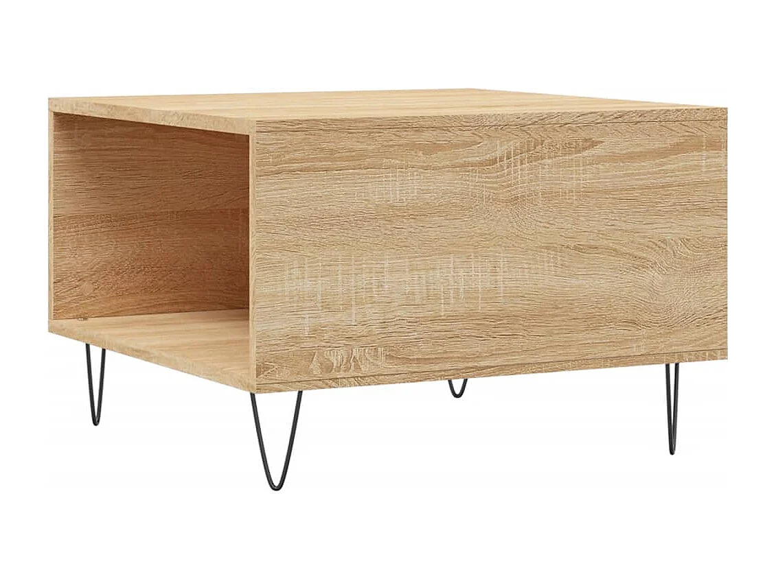 Couchtisch-Wohnzimmertisch-Beistelltische Sonoma-Eiche 55x55x36,5 cm Holzwerkstoff SHL19701