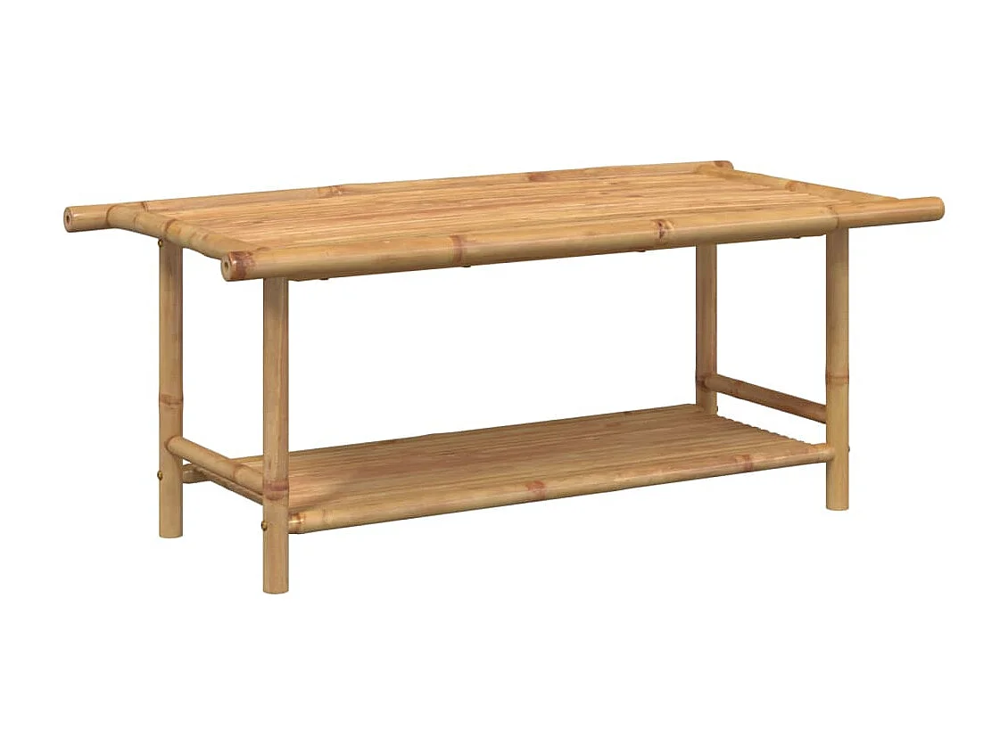 Couchtisch-Sofatisch-Beistelltische 110x55x45 cm Bambus SHL60432