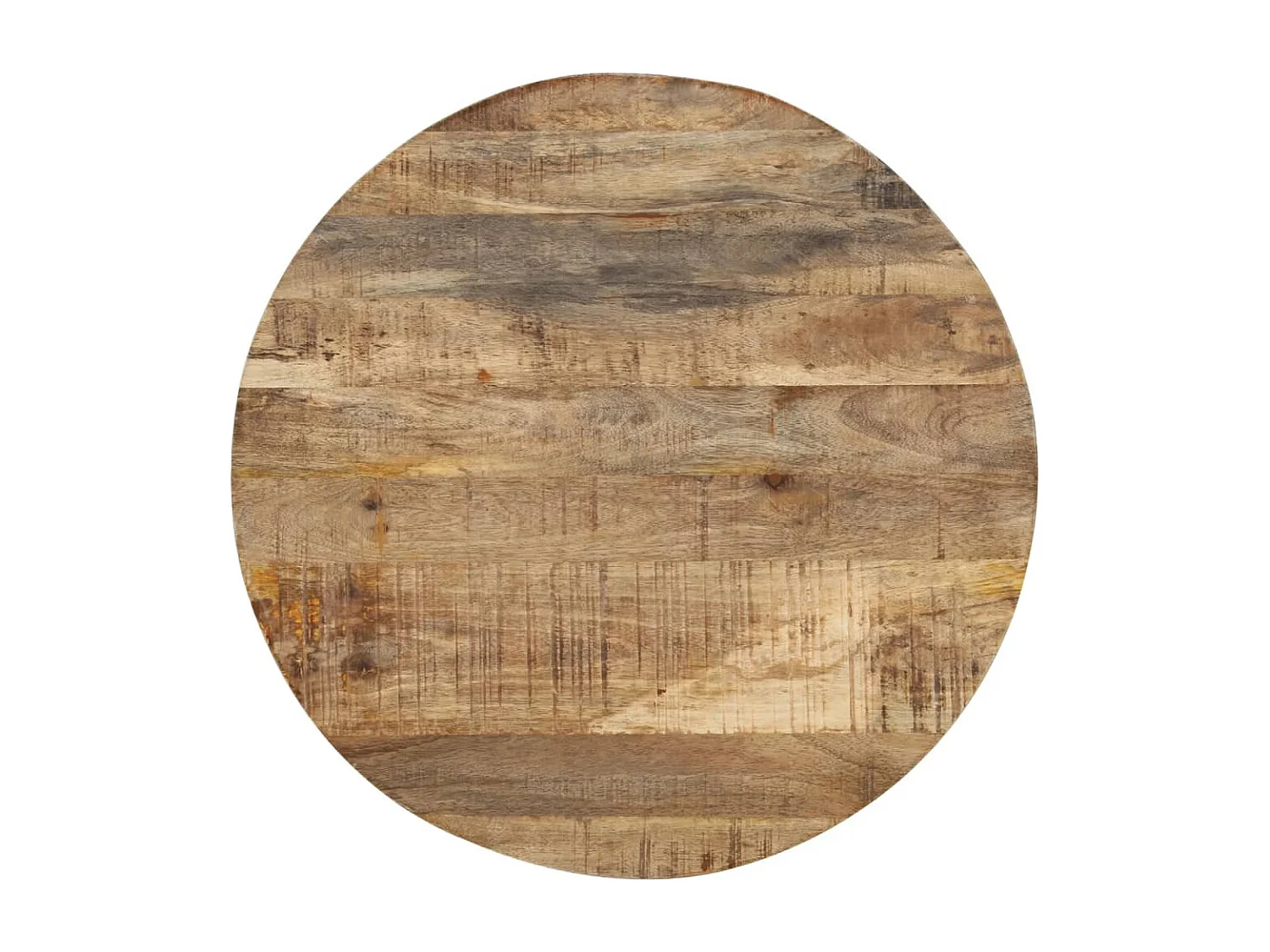 Couchtisch 3er Set-Satztische-Sofatisch Rohes Mangoholz SHL60309