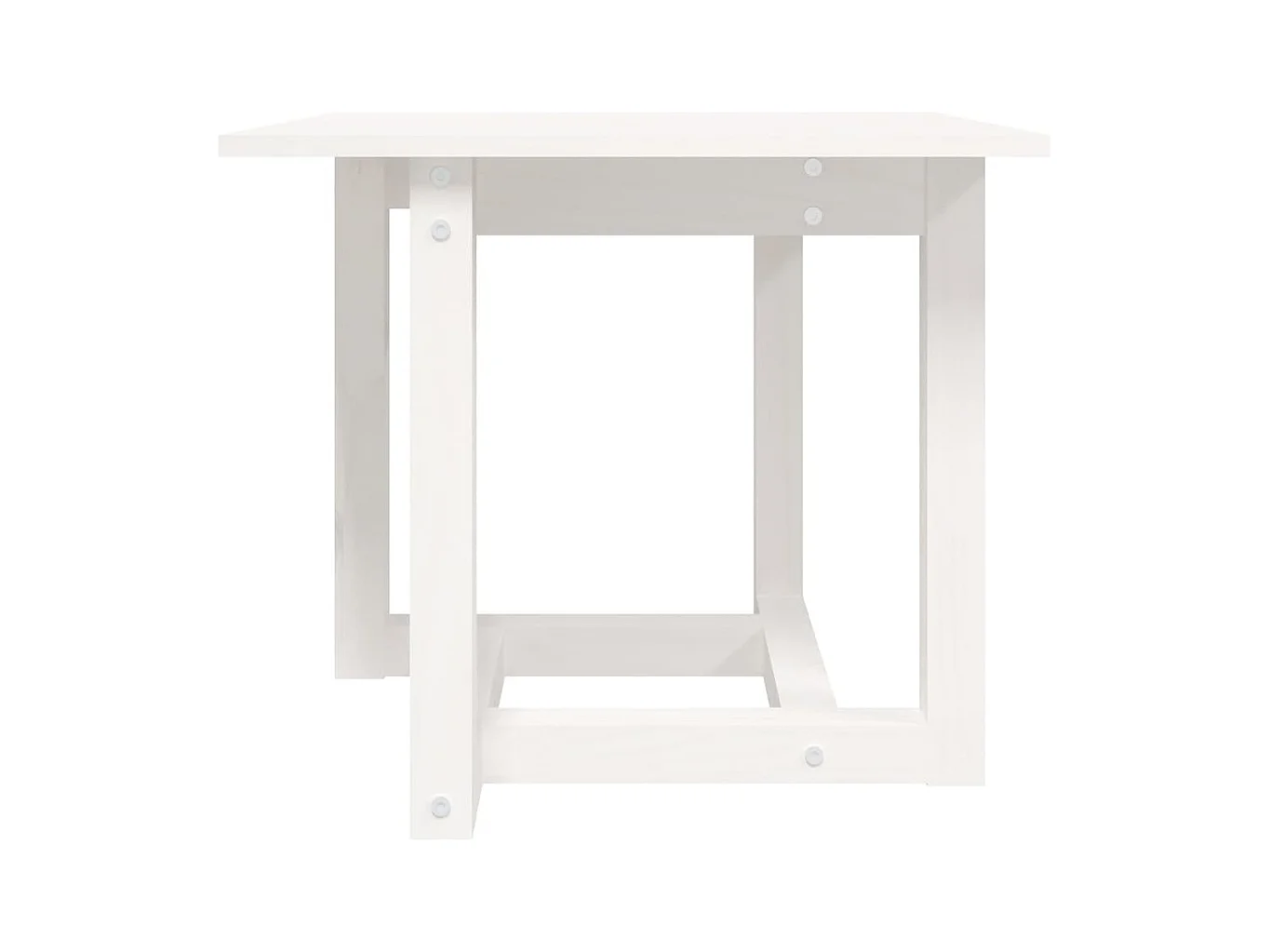 Mesa de centro | Mesa auxiliar madera de ingeniería blanco 102x50x35 cm SHL306661