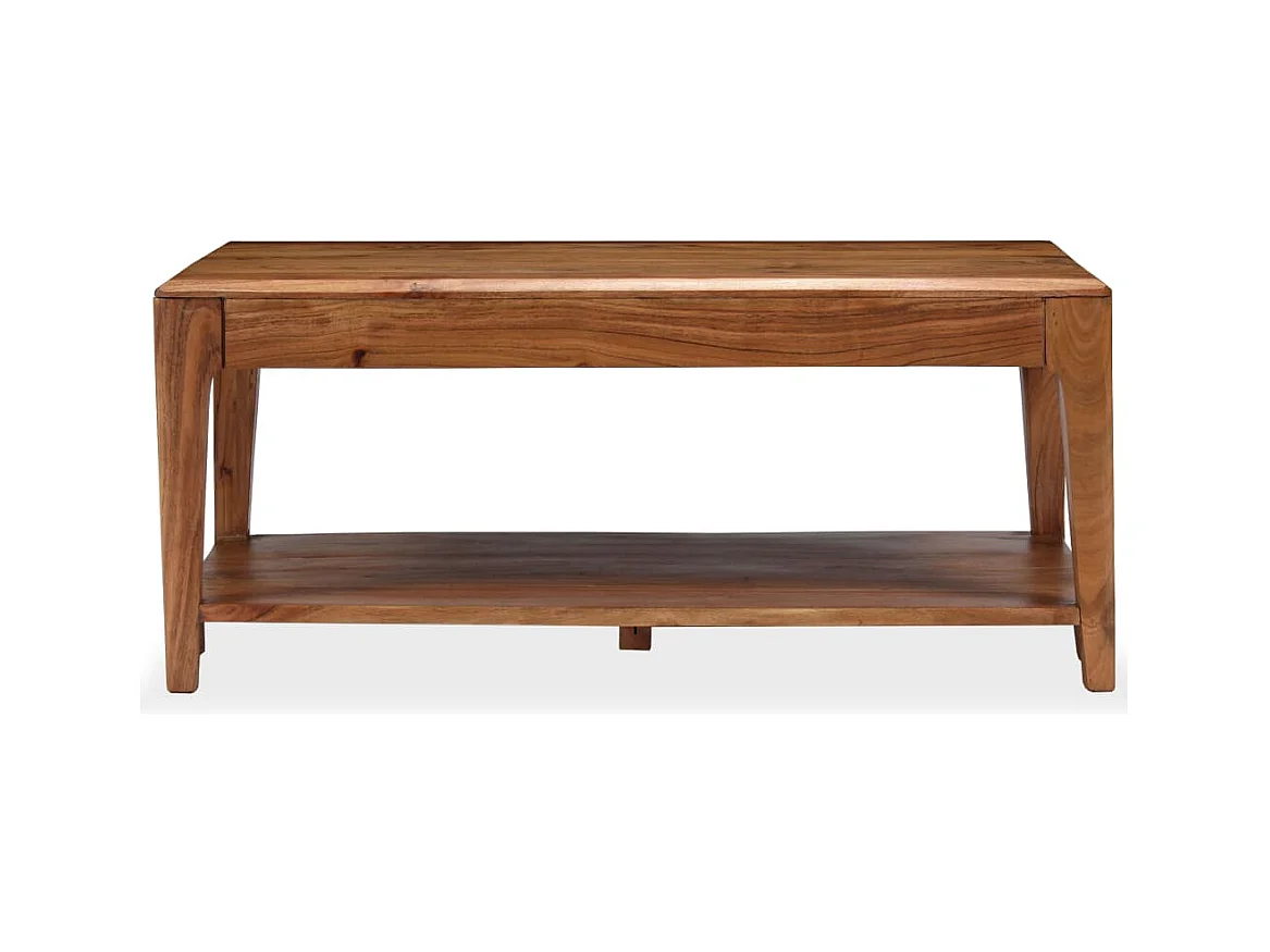 Table basse salon-Table d'appoint Bois massif 88x50x38 cm SHL57881
