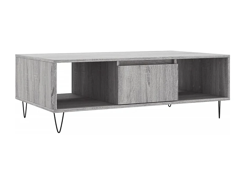 Mesa de centro | Mesa auxiliar madera de ingeniería marrón roble 45x45x47,5 cm SHL3281
