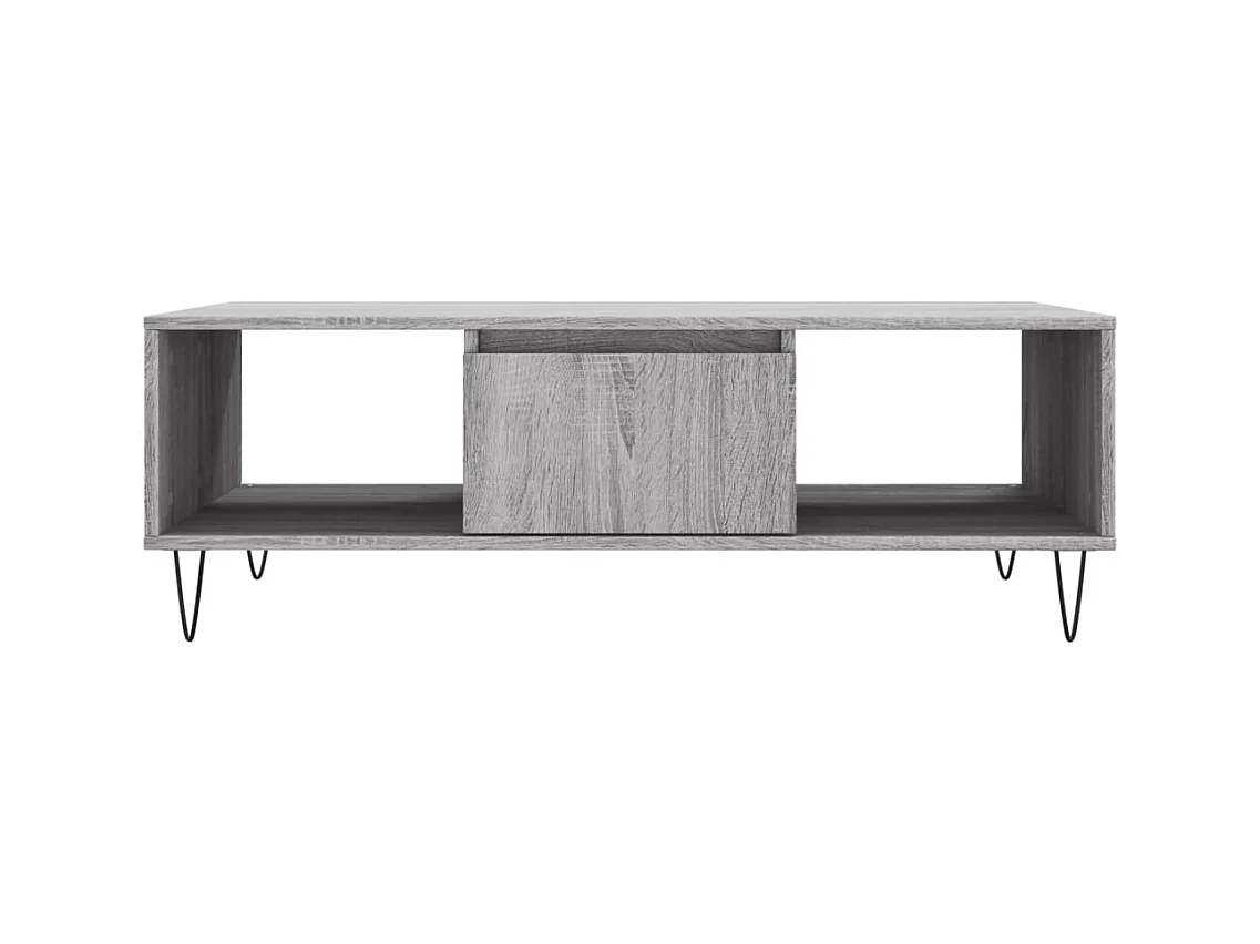 Mesa de centro | Mesa auxiliar madera de ingeniería marrón roble 45x45x47,5 cm SHL3281