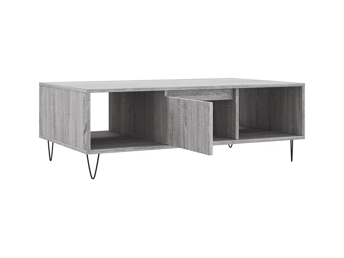Mesa de centro | Mesa auxiliar madera de ingeniería marrón roble 45x45x47,5 cm SHL3281