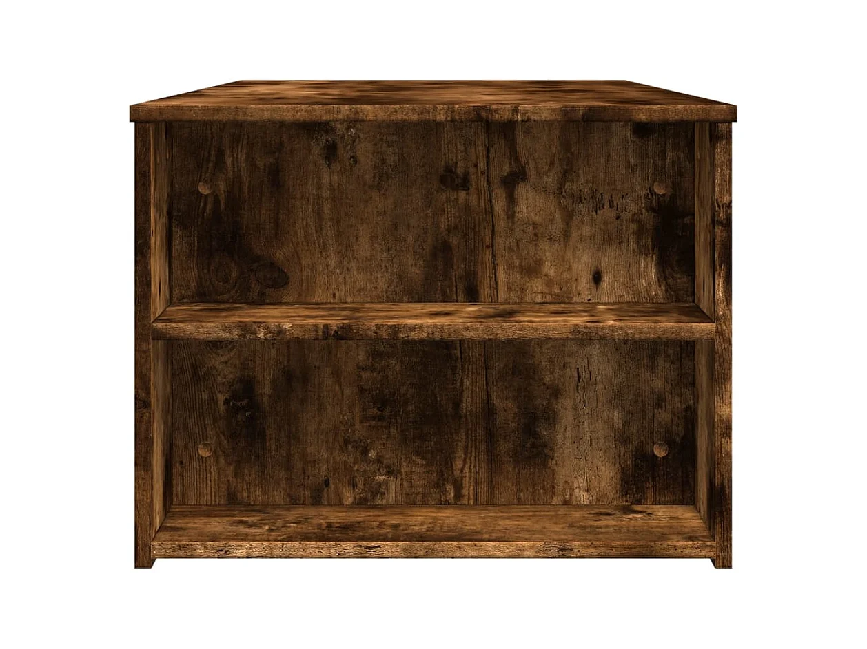 Mesa de centro | Mesa auxiliar y LED madera ingeniería gris Sonoma 73x53x45 cm SHL4892