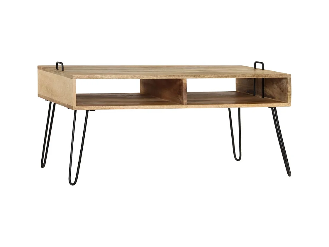 Table basse salon-Table d'appoint Bois de manguier massif 100x60x45 cm SHL92104