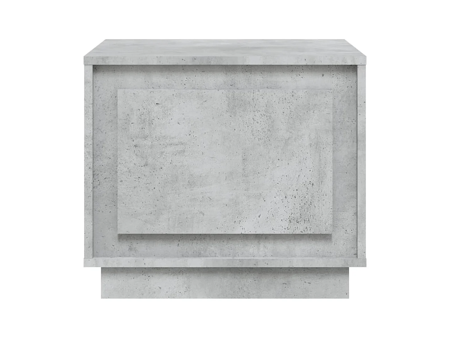 Table basse salon-Table d'appoint gris béton 51x50x44 cm bois d'ingénierie SHL64947