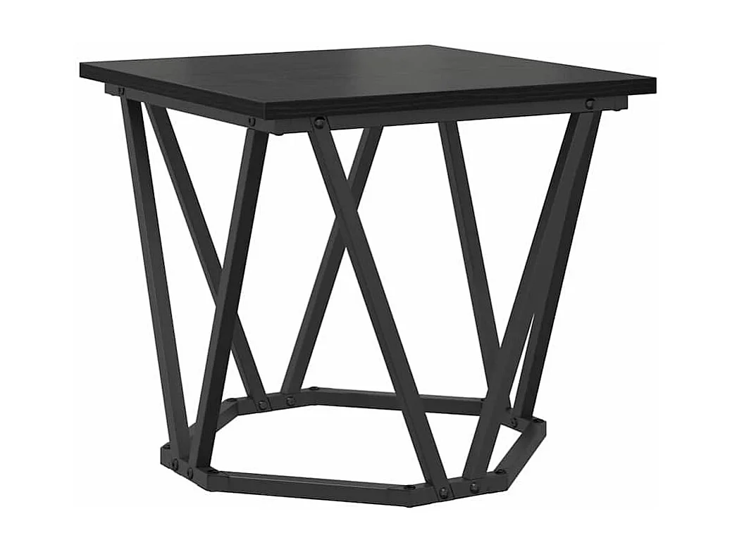 Mesa de centro | Mesa lateral | Mesa auxiliar 2 piezas Madera reciclada 50x50x40 cm SHL4963