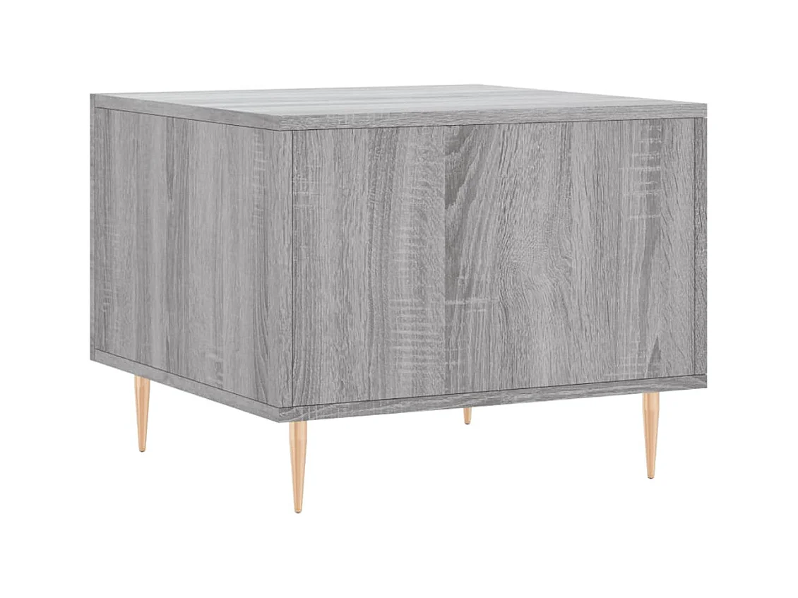 Lot de 2 Tables basses-Tables d'appoint sonoma gris 50x50x40 cm bois d'ingénierie SHL98977