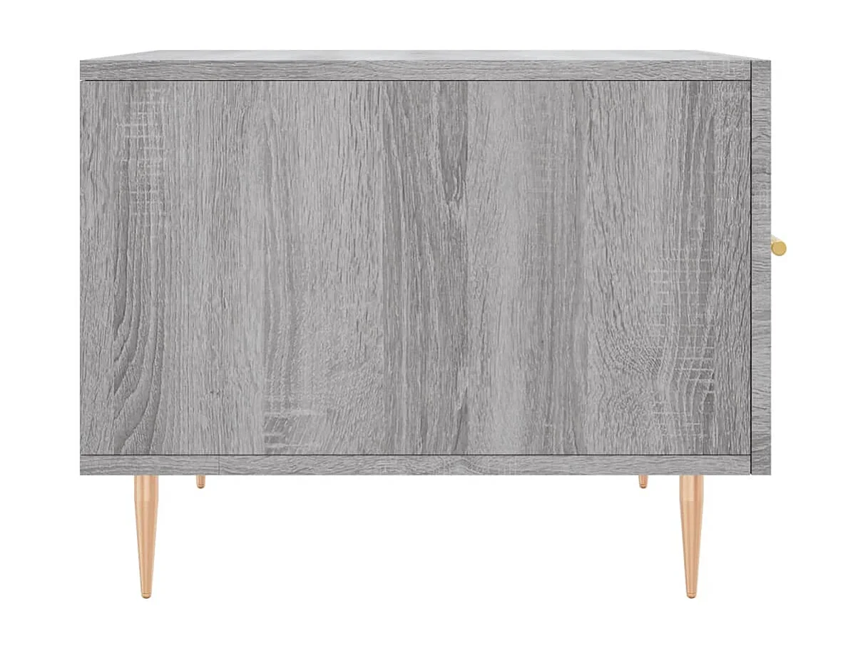 Conjunto de 2 Mesas de Centro | Mesa de apoio | Mesa de café 50x50x40 cm madeira proc. sonoma cinza