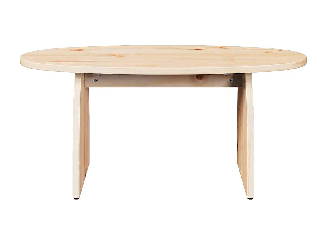 Table basse salon-Table d'appoint Naturel 80x40x35 cm Bois de pin massif SHL2155