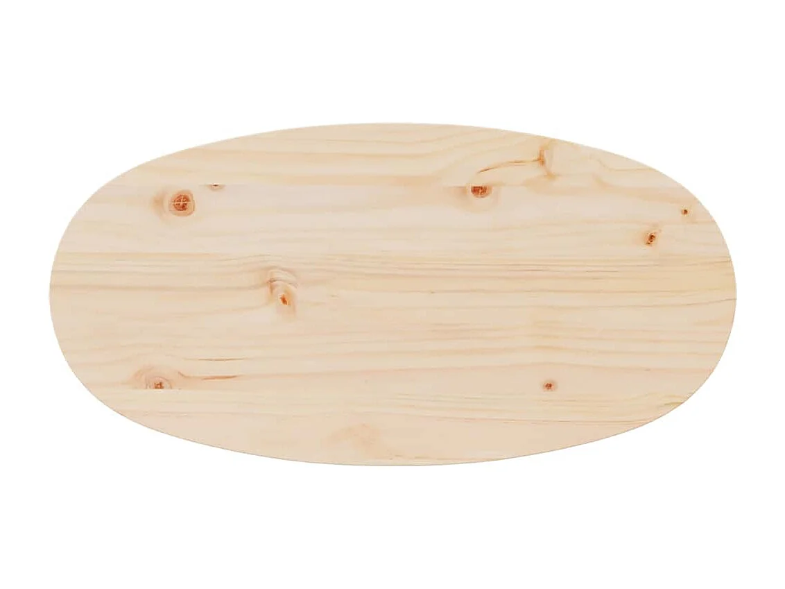 Table basse salon-Table d'appoint Naturel 80x40x35 cm Bois de pin massif SHL2155