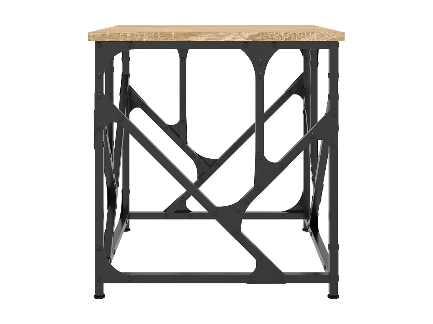 Table basse salon-Table d'appoint chêne sonoma 45x45x47,5 cm bois d'ingénierie SHL21383