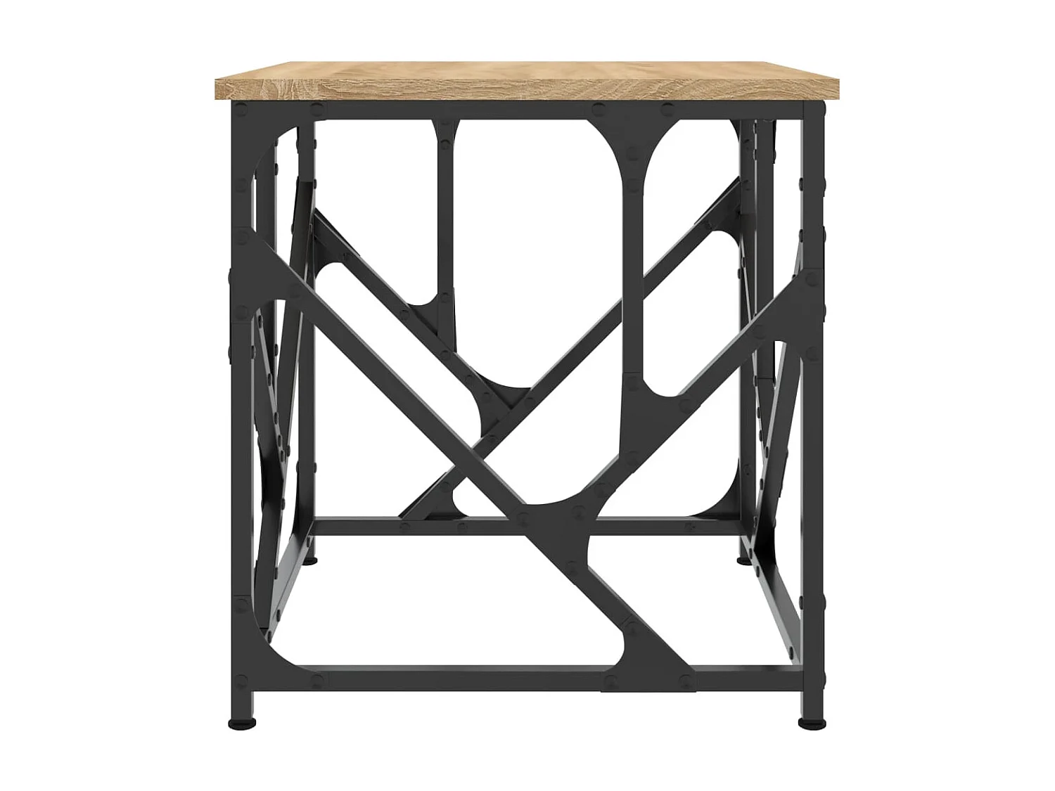 Table basse salon-Table d'appoint chêne sonoma 45x45x47,5 cm bois d'ingénierie SHL21383