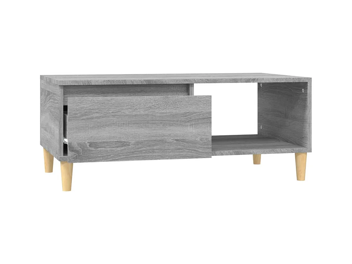 Mesa de centro | Mesa auxiliar madera contrachapada roble Sonoma 102x50x40 cm SHL4697