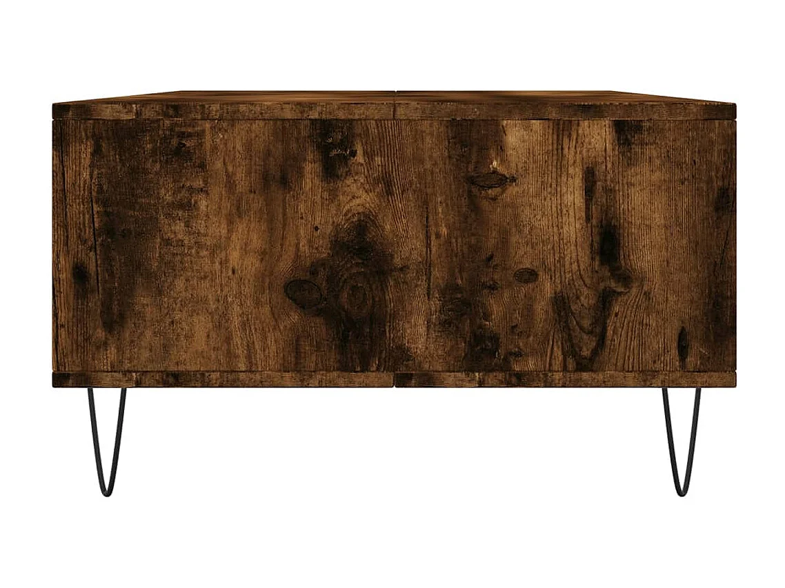 Table basse salon-Table d'appoint chêne fumé 104x60x35 cm bois d'ingénierie SHL24088