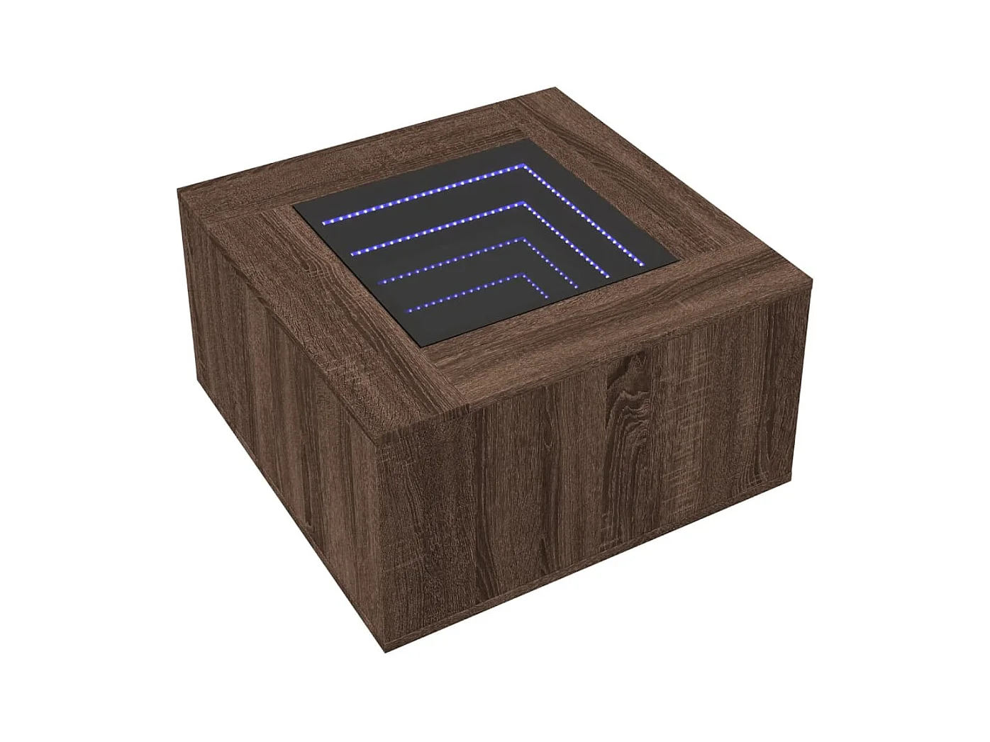 Mesa de centro-Mesa auxiliar madera contrachapada roble Sonoma 80x50x36 cm SHL322848