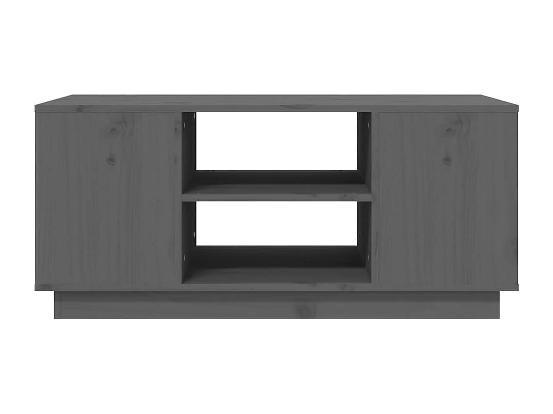 Mesa de centro | Mesa auxiliar madera contrachapada gris hormigón 90x50x36,5 cm SHL343619