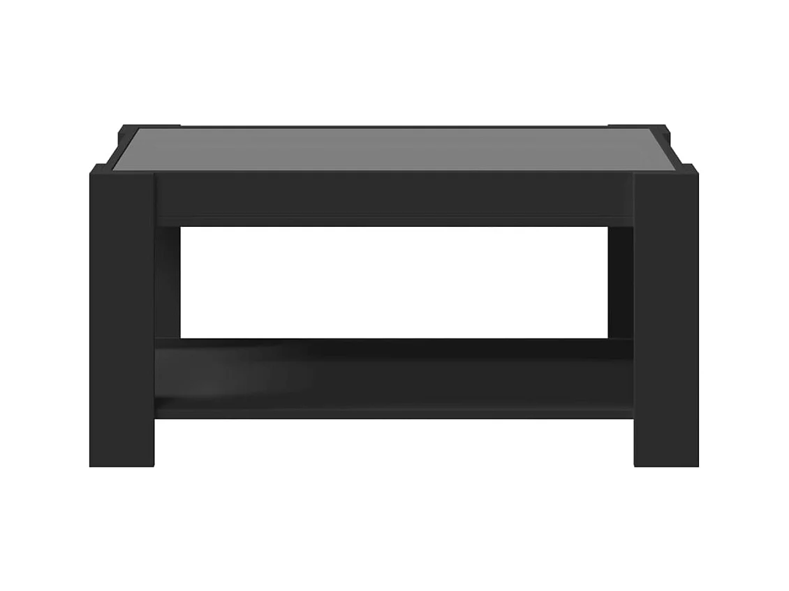 Mesa de centro-Mesa auxiliar madera contrachapada roble ahumado 105x55x32 cm SHL360936