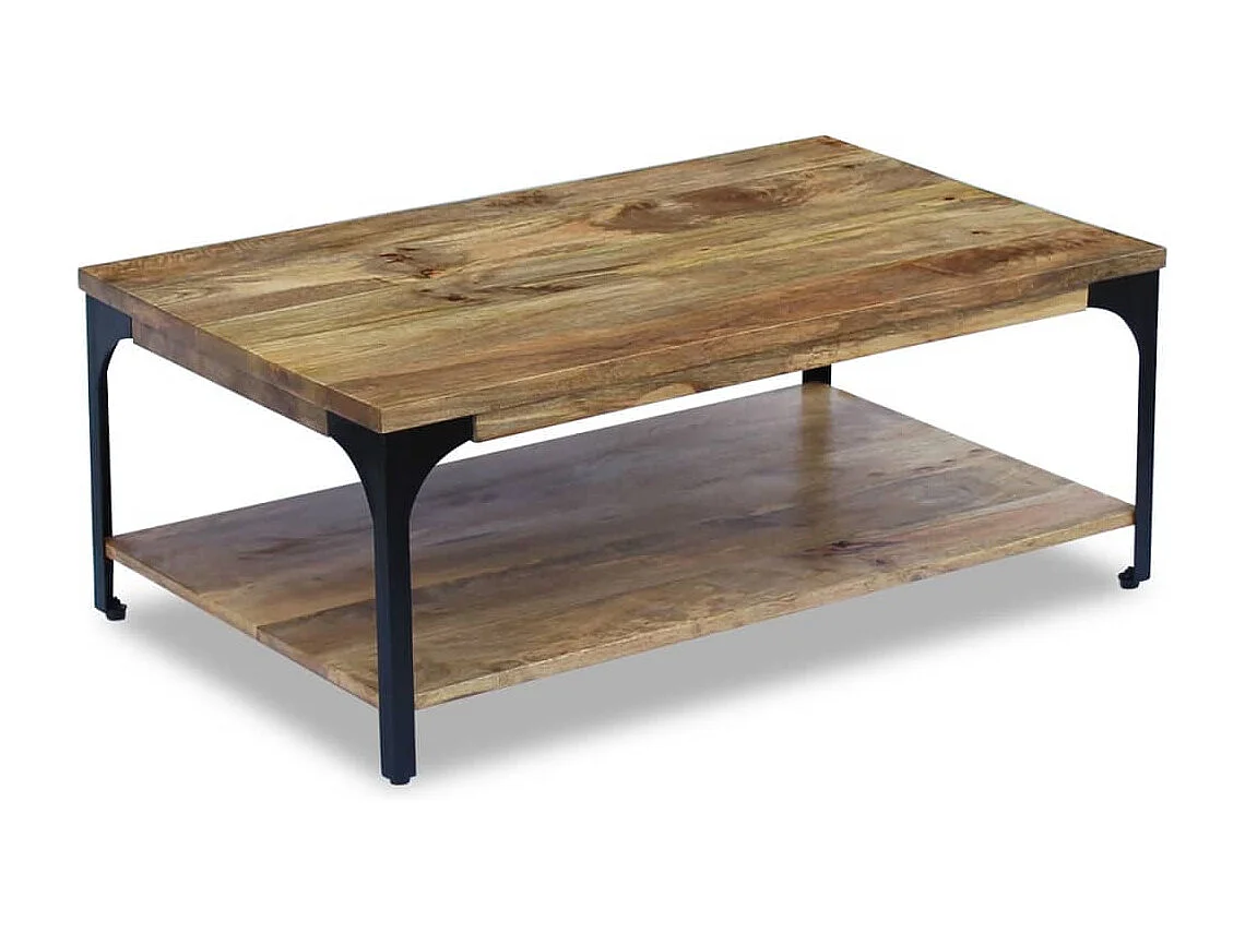 Couchtisch-Beistelltisch-Sofatisch Mangoholz 100x60x38 cm SHL17838