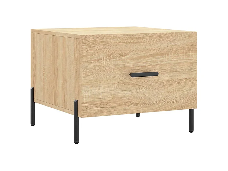 Table basse salon-Table d'appoint Chêne sonoma 50x50x40 cm Bois d'ingénierie SHL78476