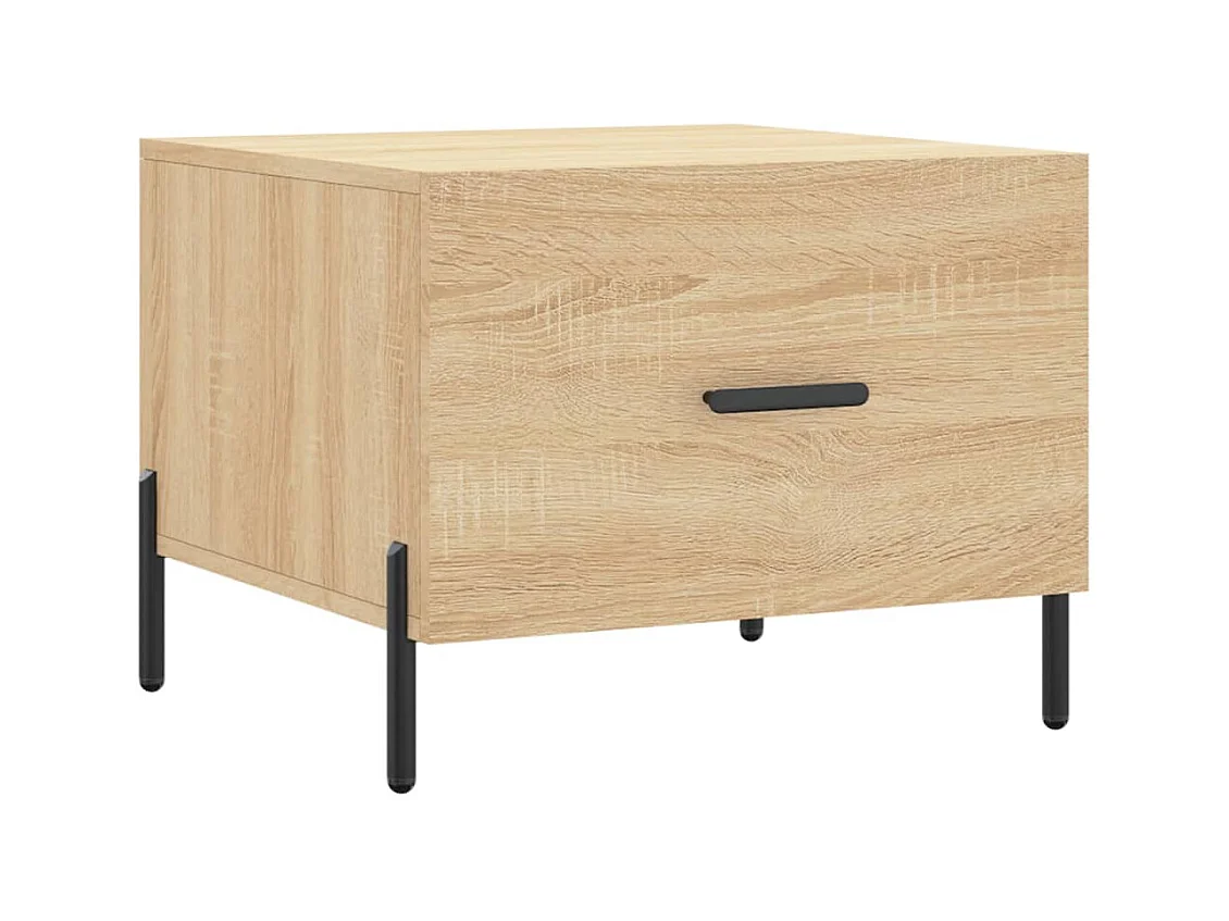 Mesa de centro | Mesa auxiliar madera de ingeniería roble marrón 90x49x40 cm SHL1577
