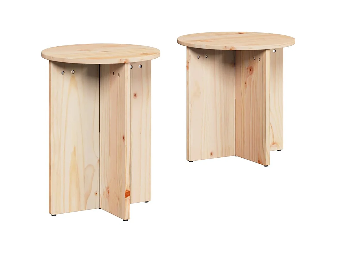 Mesas de centro | Mesas auxiliares 2 uds madera contrachapada gris Sonoma SHL1357