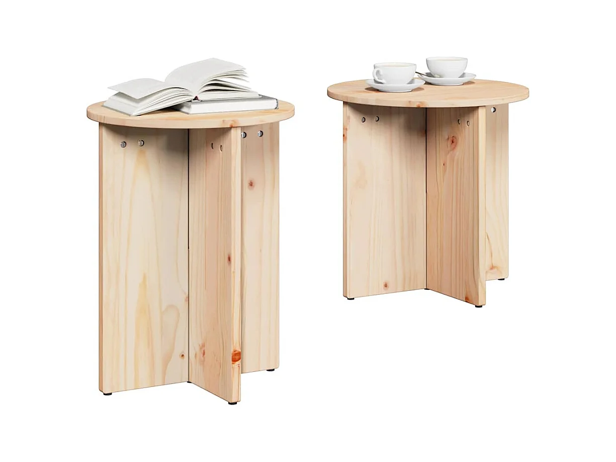 Mesas de centro | Mesas auxiliares 2 uds madera contrachapada gris Sonoma SHL1357