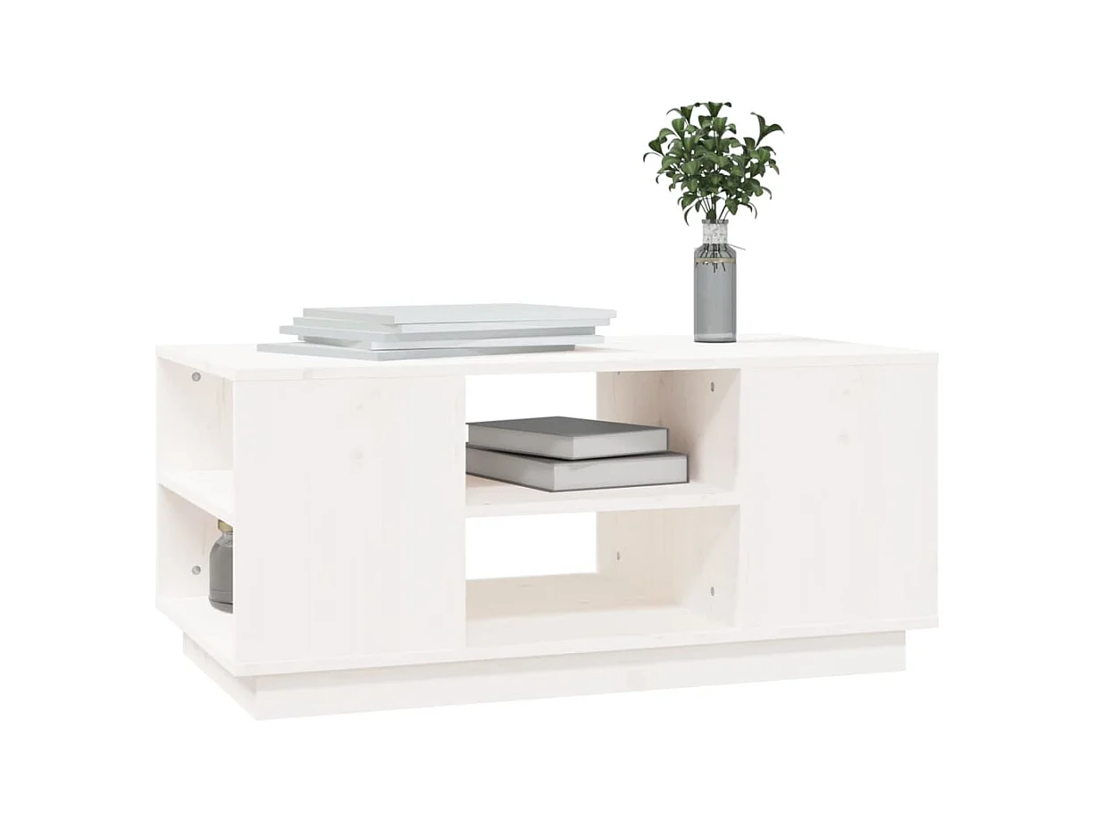 Mesa de centro | Mesa auxiliar madera contrachapada gris hormigón 90x50x36,5 cm SHL462