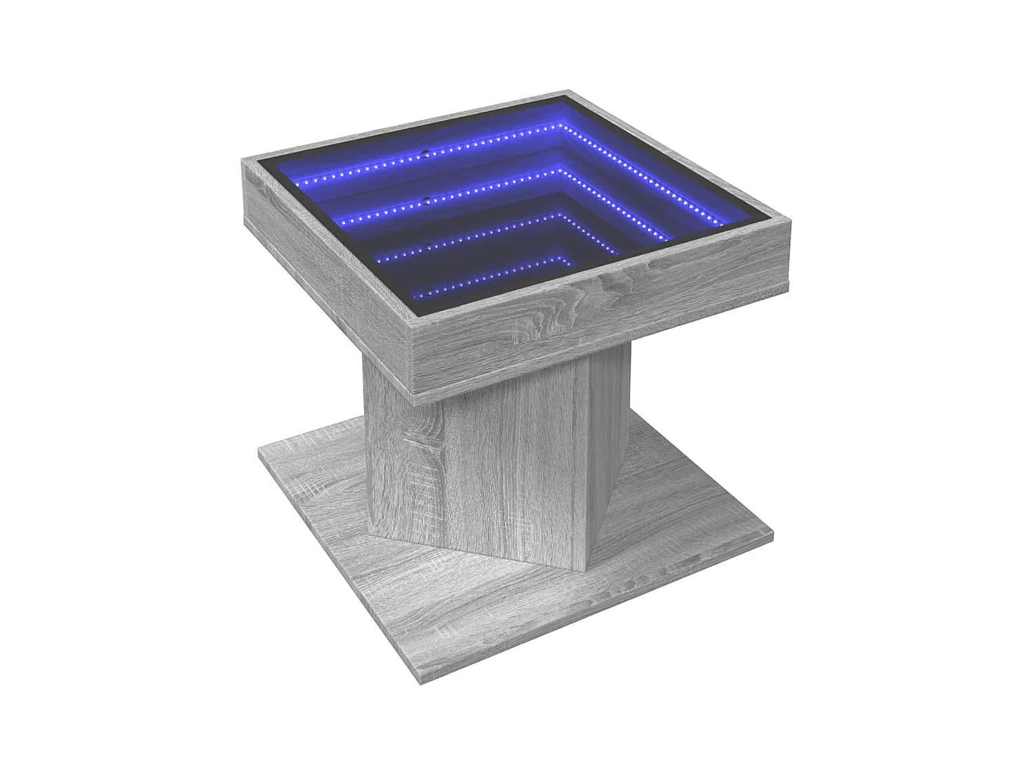 Mesa de centro-Mesa auxiliar madera contrachapada roble marrón 100x50x36 cm SHL2325