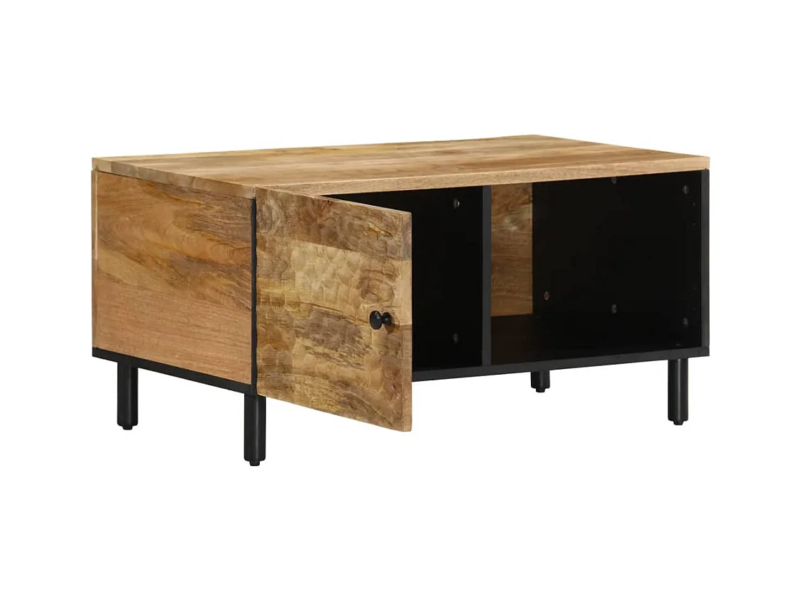 Table basse salon-Table d'appoint 80x50x40 cm bois de manguier massif SHL40116
