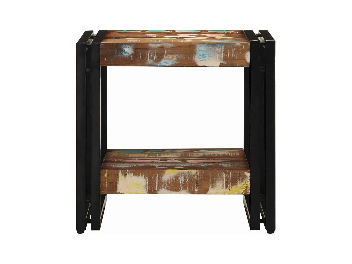 Table basse salon-Table d'appoint Multicolore 40x50x38 cm en bois massif récupéré SHL60670