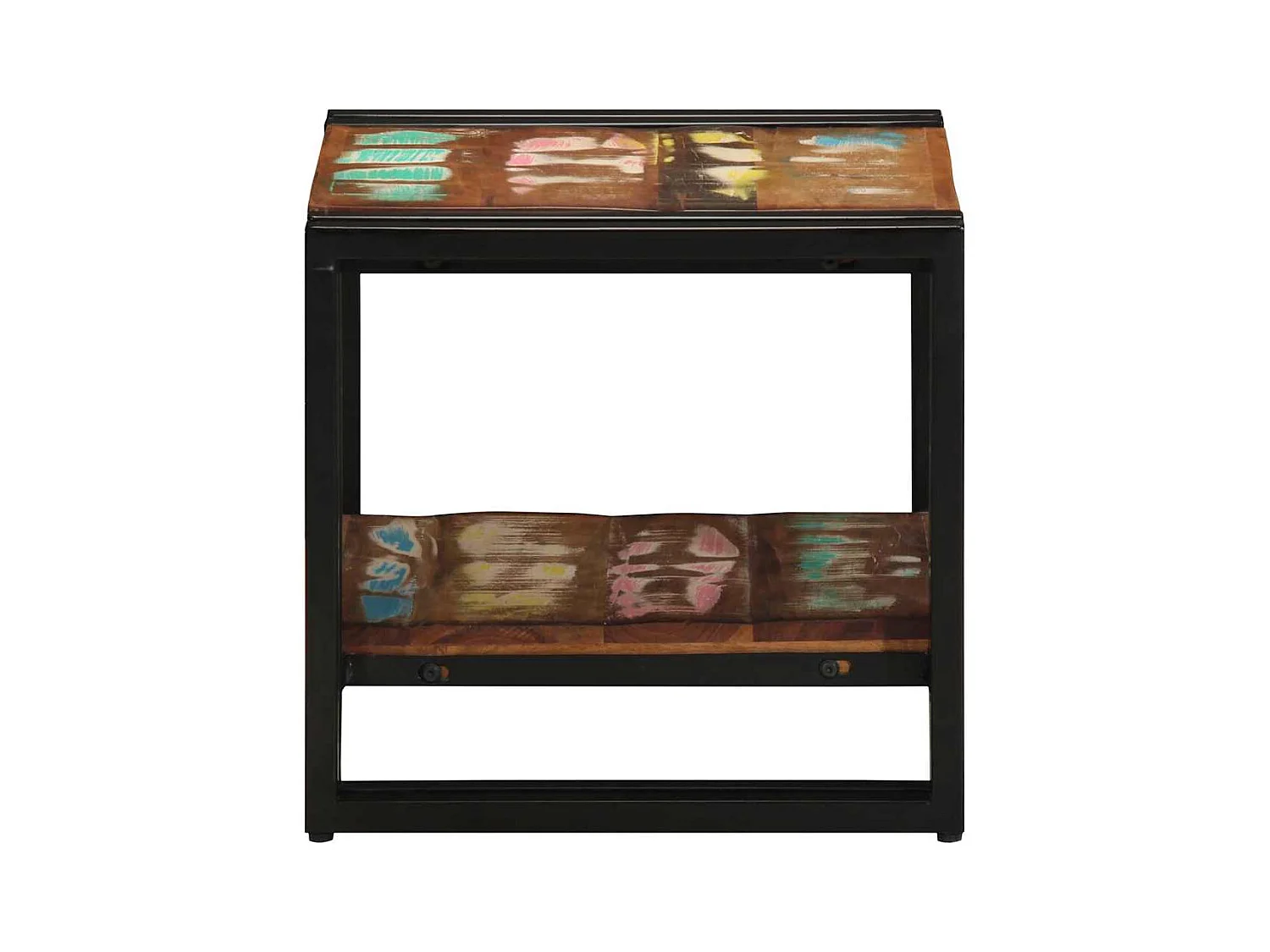Table basse salon-Table d'appoint Multicolore 40x50x38 cm en bois massif récupéré SHL60670