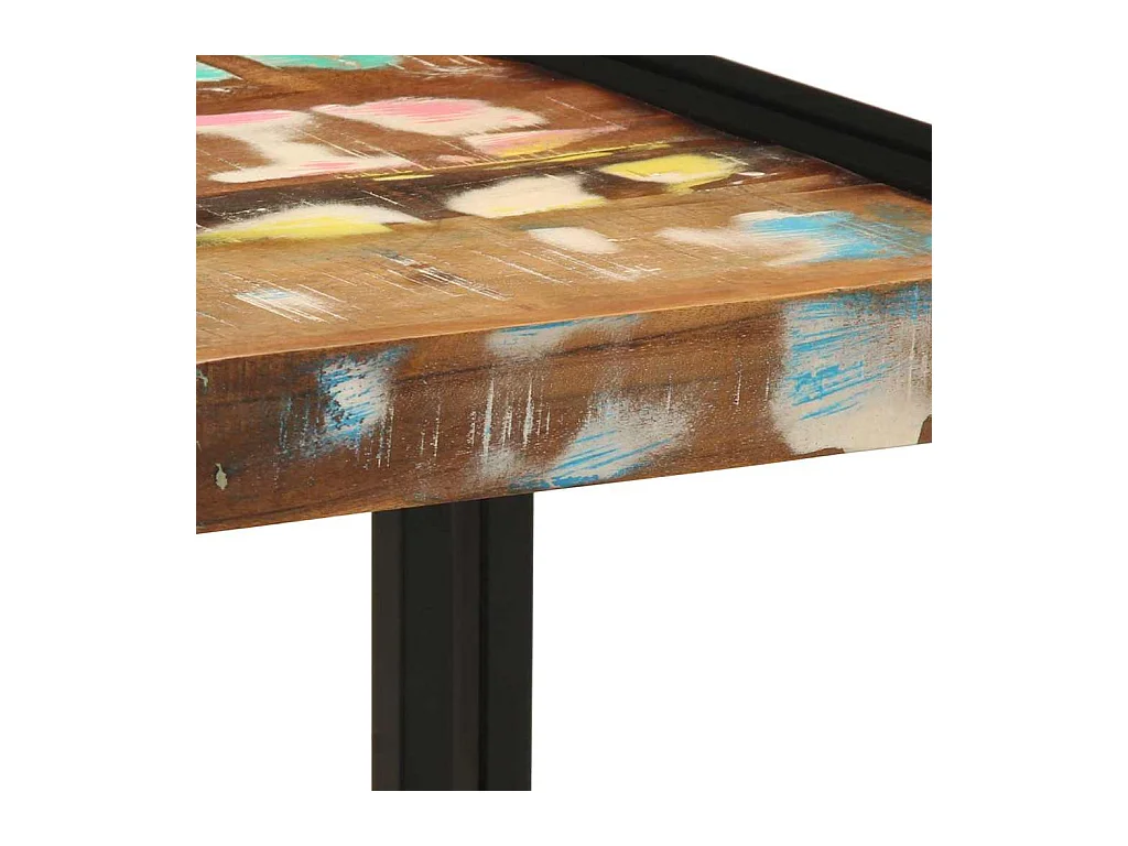 Table basse salon-Table d'appoint Multicolore 40x50x38 cm en bois massif récupéré SHL60670