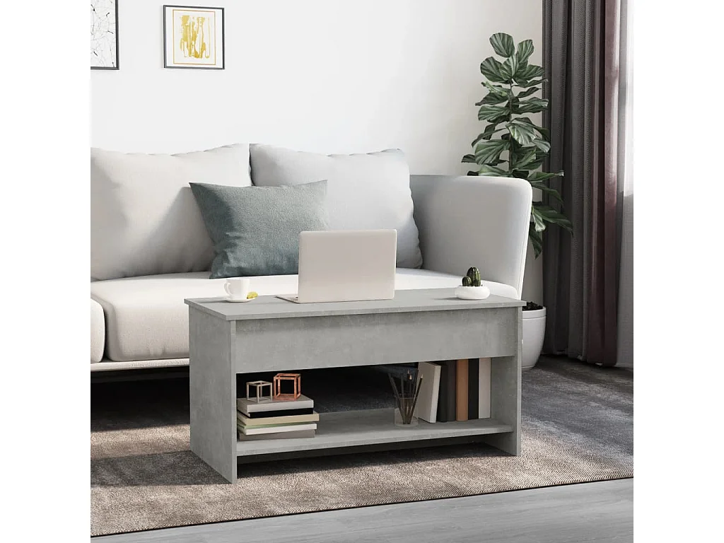 Mesa de centro | Mesa auxiliar de madera maciza de pino 87x48x35 cm SHL2895