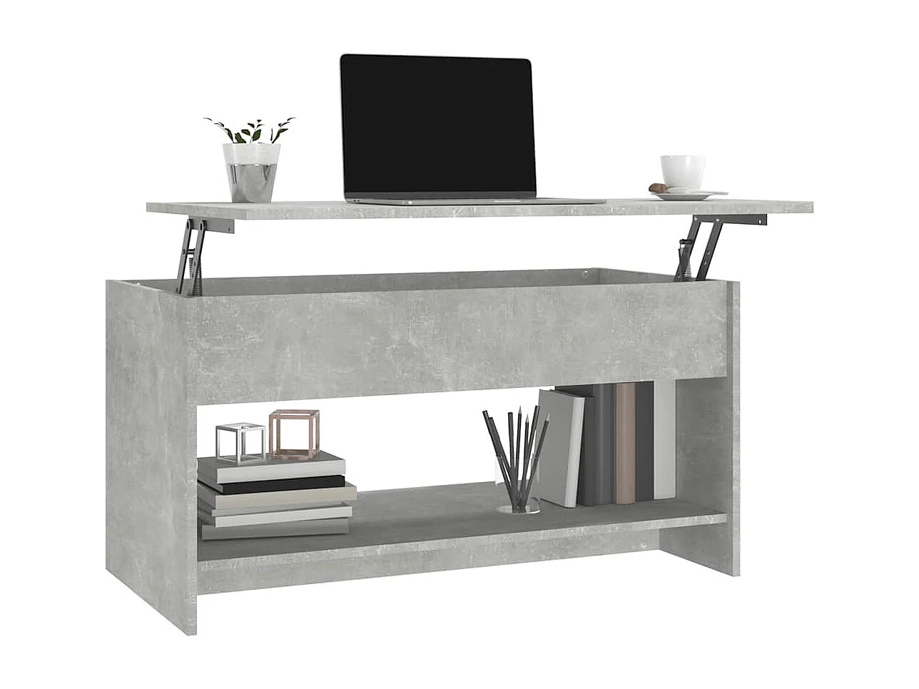 Mesa de centro | Mesa auxiliar de madera maciza de pino 87x48x35 cm SHL2895