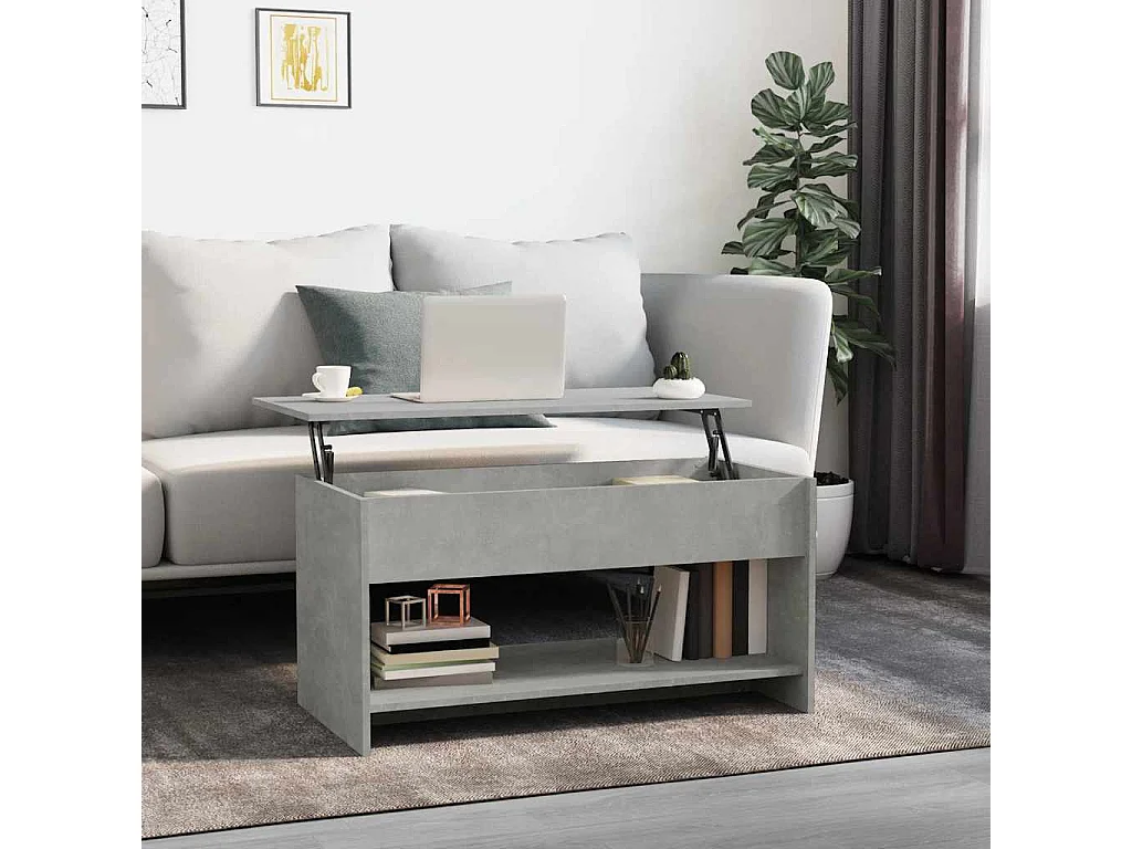 Mesa de centro | Mesa auxiliar de madera maciza de pino 87x48x35 cm SHL2895