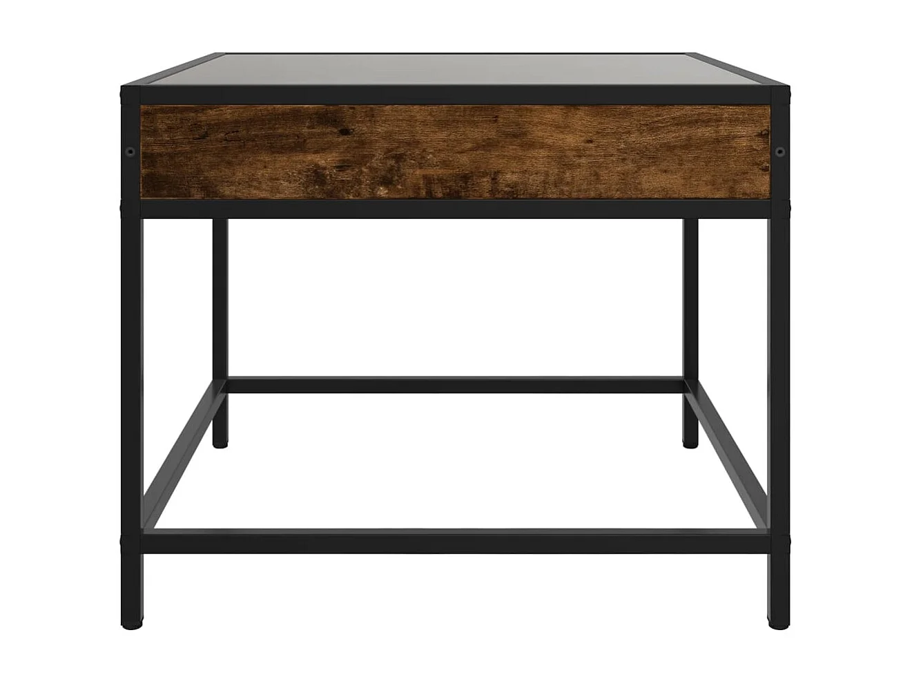 Mesa de centro-Mesa auxiliar madera de ingeniería negro 102x55x45 cm SHL2811