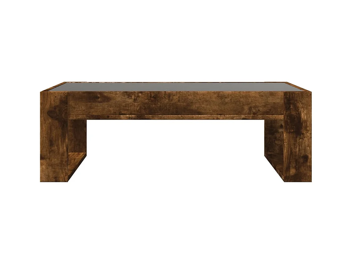 Mesa de centro-Mesa auxiliar madera de ingeniería gris Sonoma 102x55x42 cm SHL436003