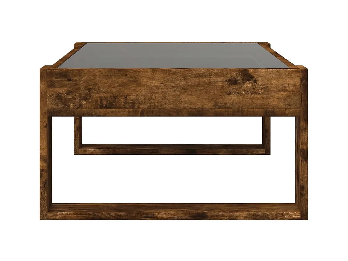 Mesa de centro-Mesa auxiliar madera de ingeniería gris Sonoma 102x55x42 cm SHL436003