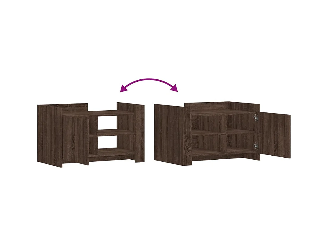 Mesa de centro-Mesa auxiliar madera maciza de mango 110x50x40 cm SHL3187