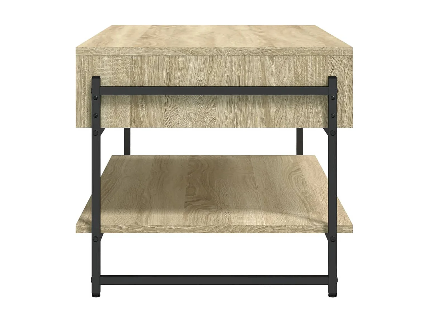 Table basse salon-Table d'appoint chêne sonoma 90x50x45 cm bois d'ingénierie SHL39912