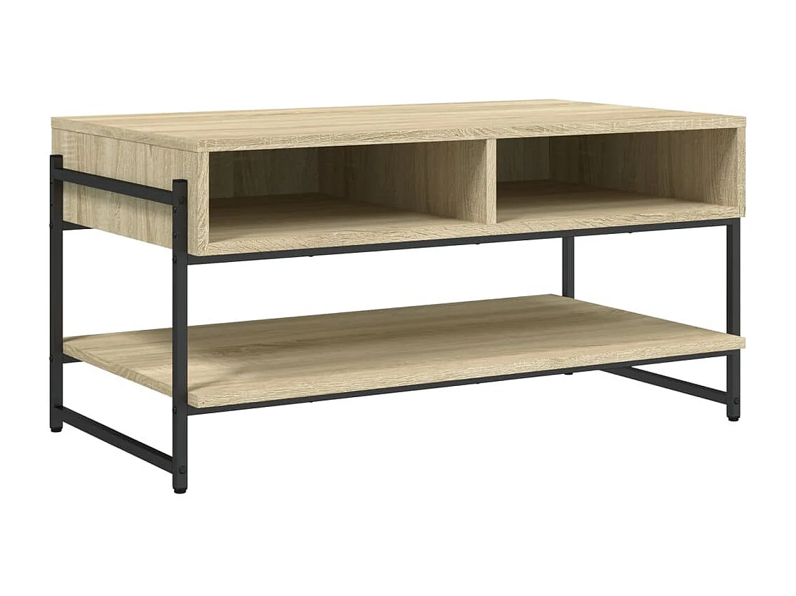 Tavolino da Salotto-Tavolino da Caffè Laterale Rovere Sonoma 90x50x45 cm Legno Multistrato SHL626